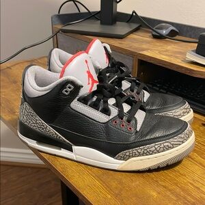 2018 Jordan 3 black cement